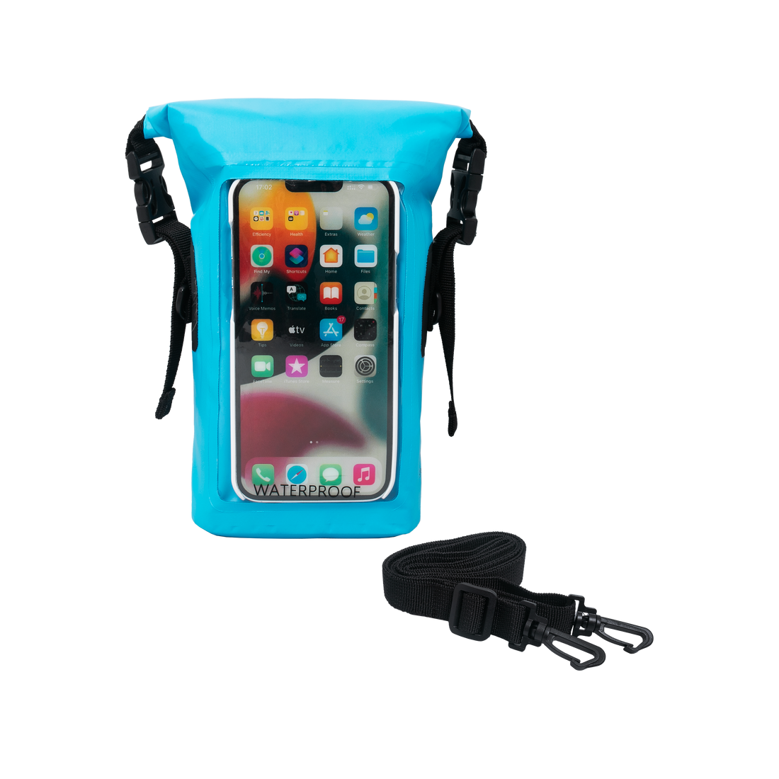 Phone Tote Dry Bag - Neon Blue