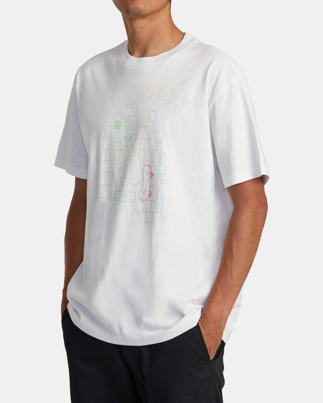 Nocomply M Tees WHT