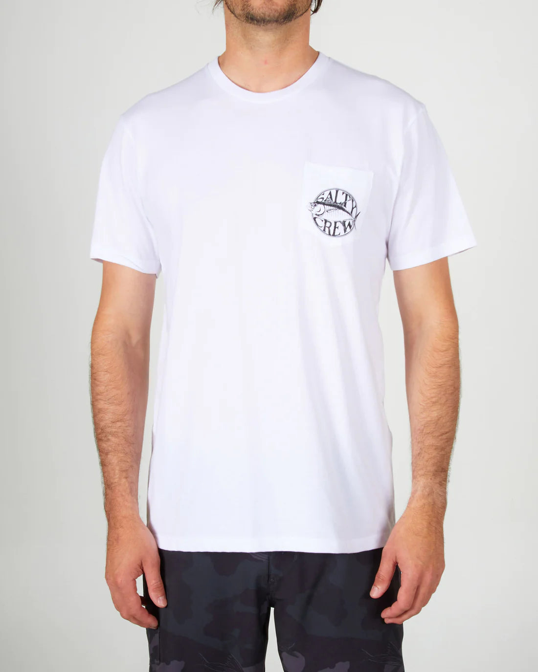 Tuna Time Premium Pkt S/S Tee White