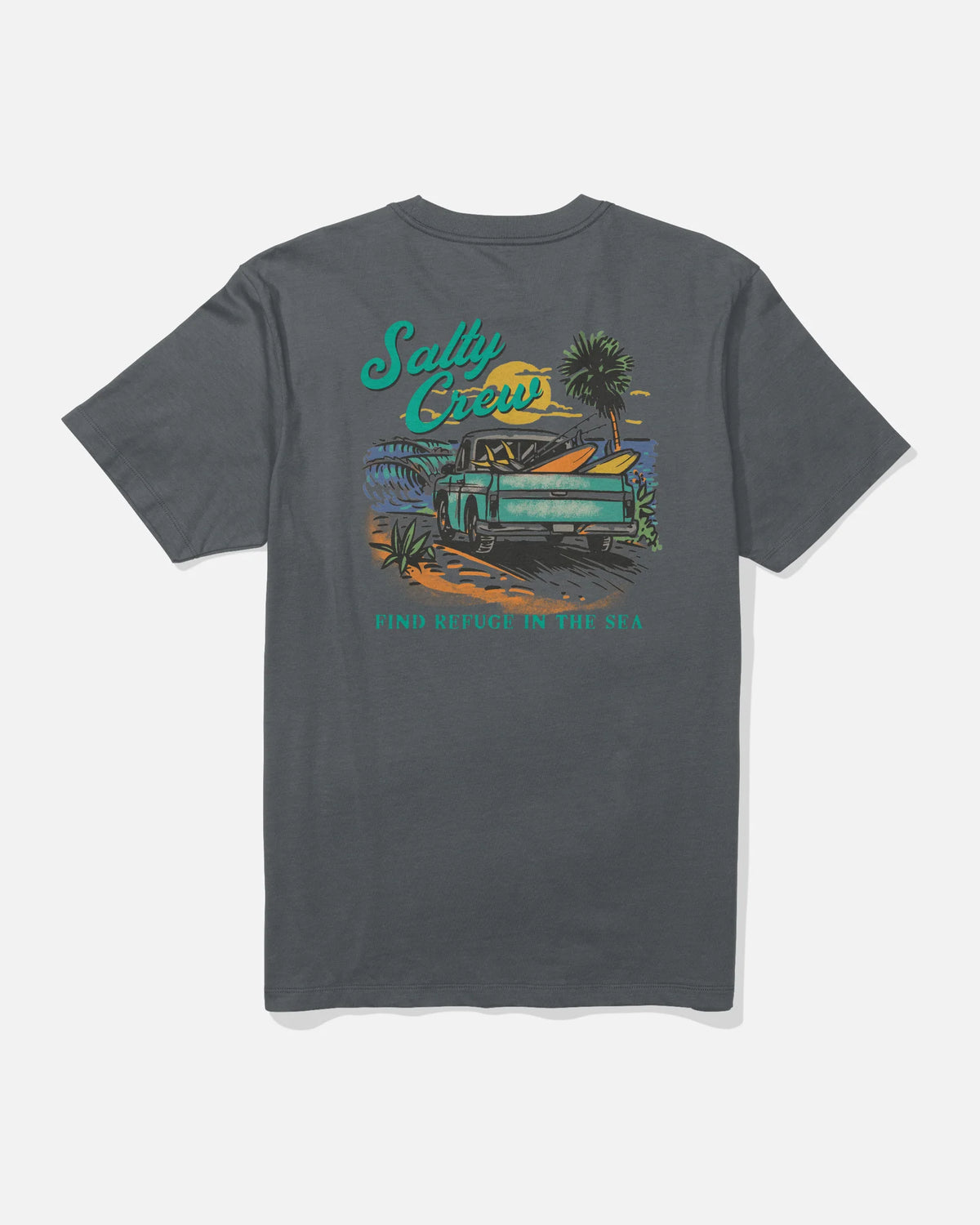 Truck Bed Crew Tee Charcoal