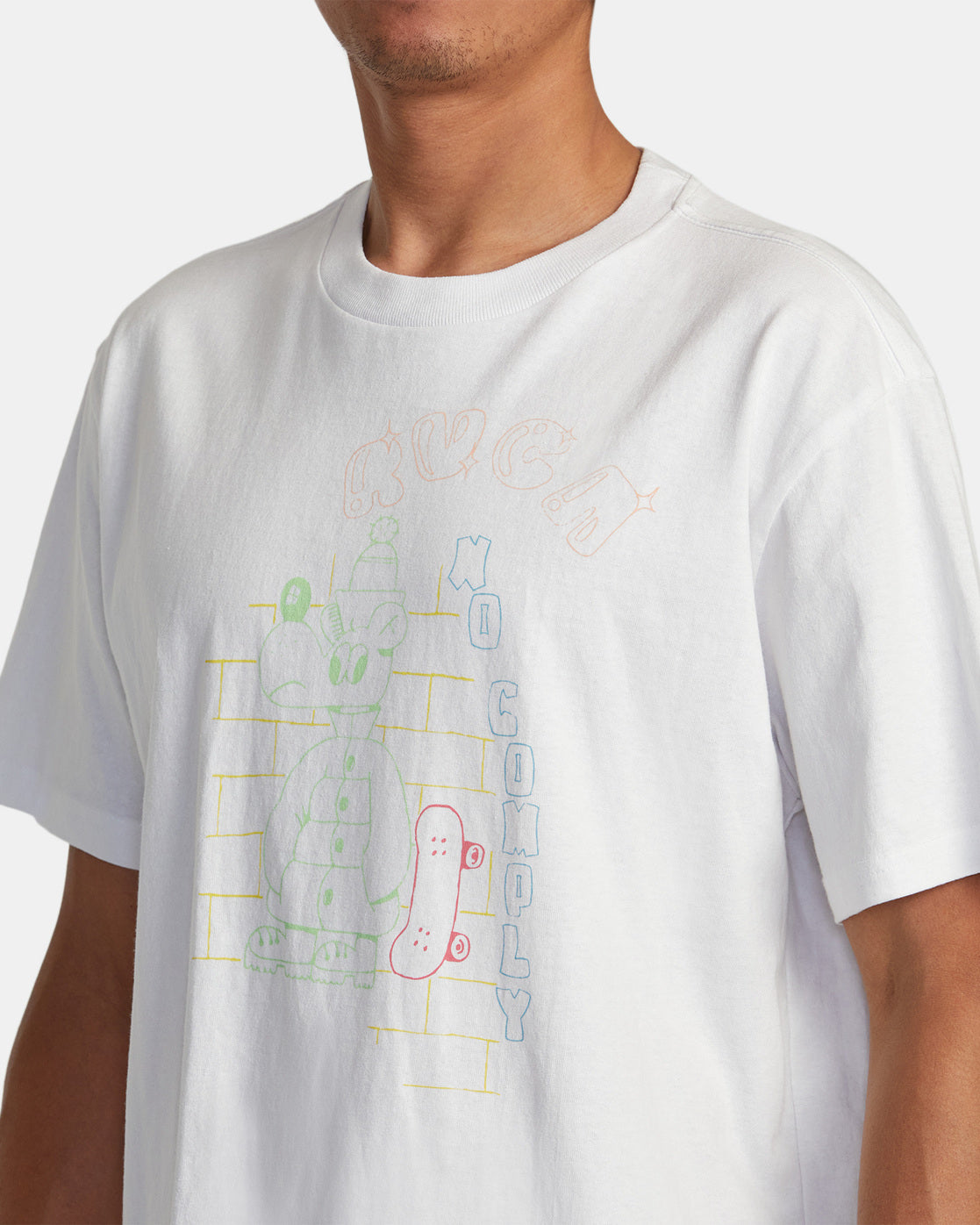 Nocomply M Tees WHT