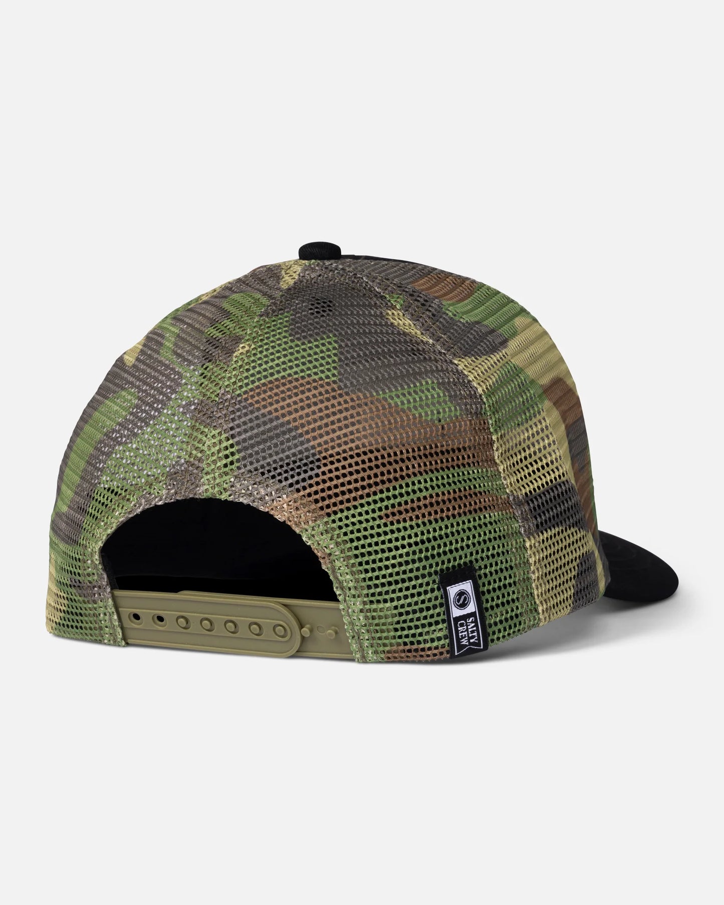 Pinnacle Boys Retro Trucker Hat - Black Camo