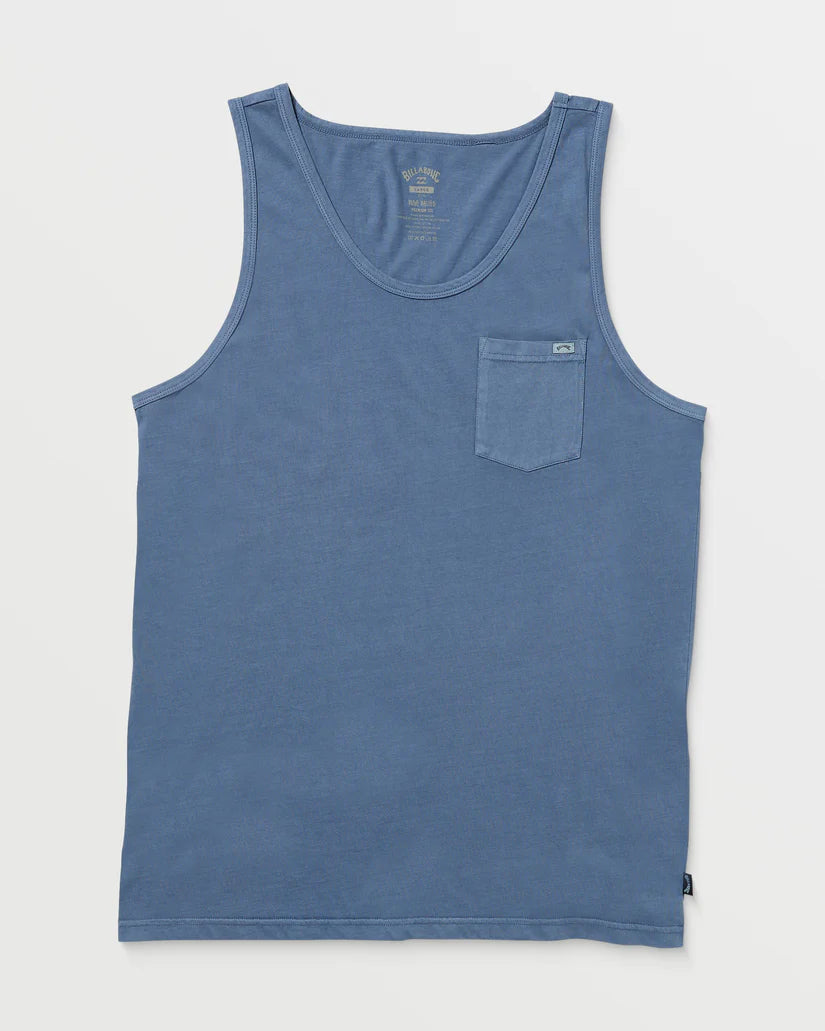 Essential Premium Wave Wash Tank - Slate Blue