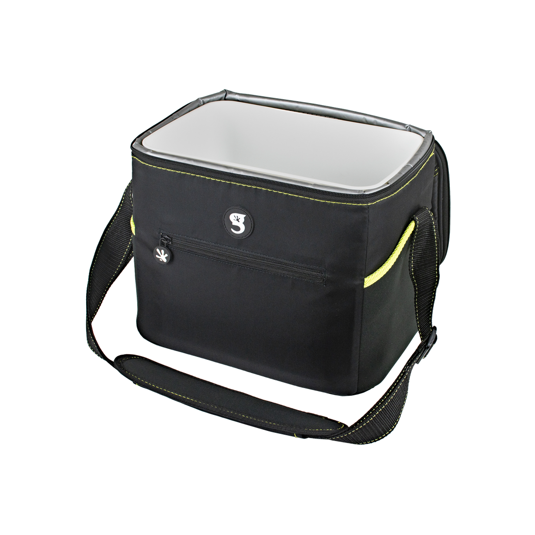 Medium 11 bottle / 12 Can Cooler - Black/Neon Green