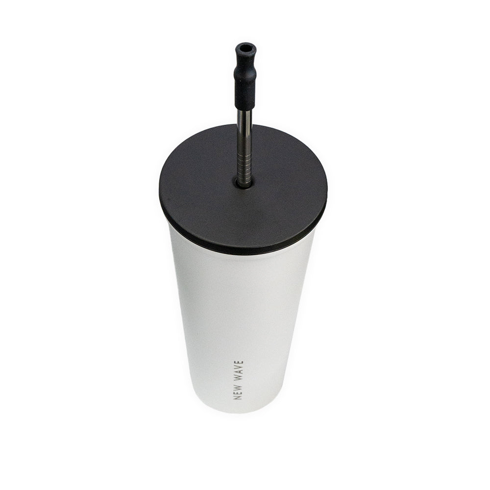Straw Tumbler WHT