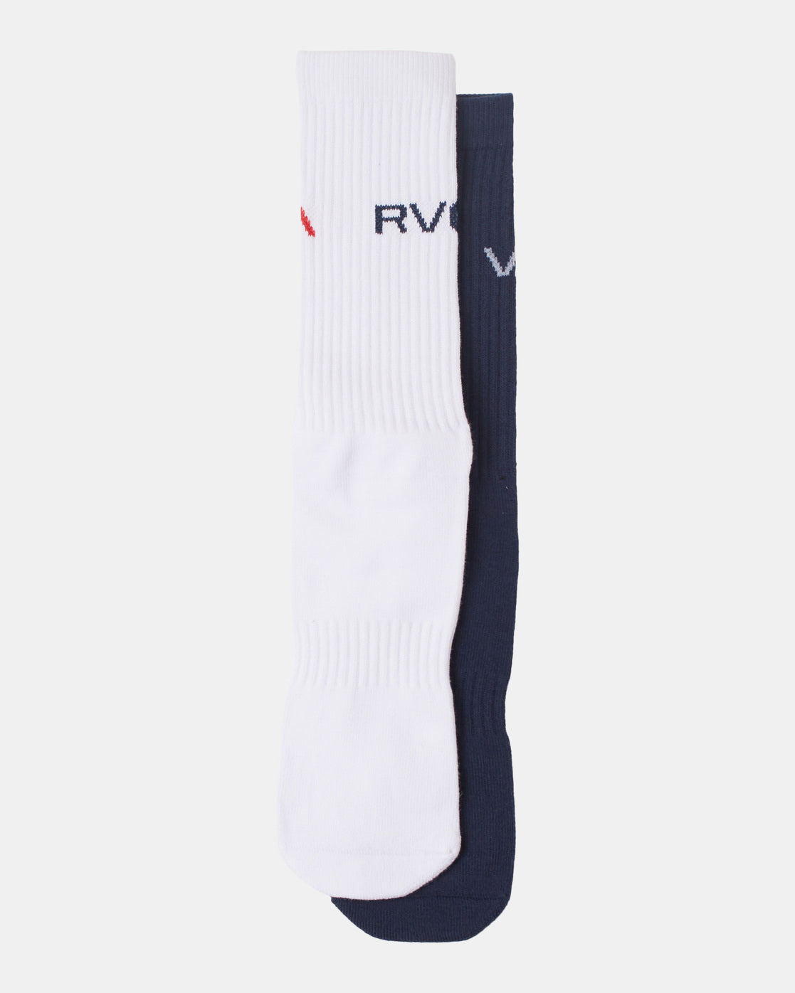 2Pk Basic Crew M Sock NVY