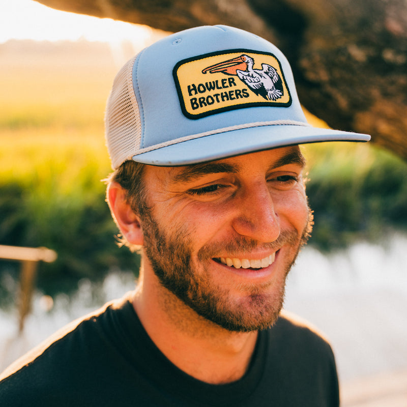 Structured Snapback Hats Blue