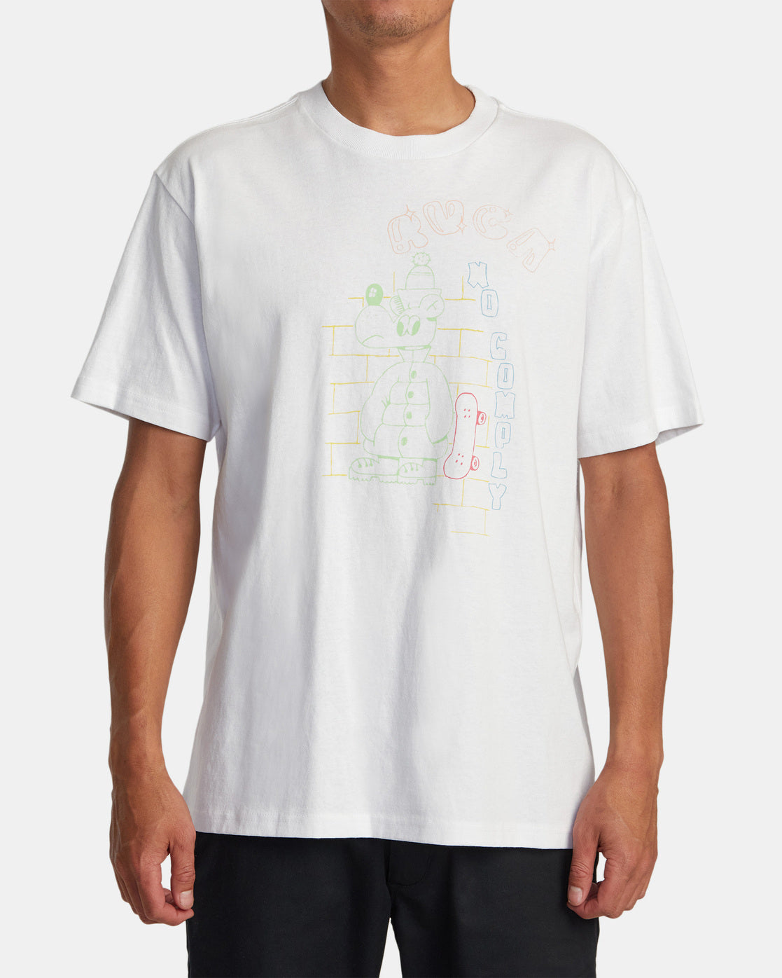 Nocomply M Tees WHT