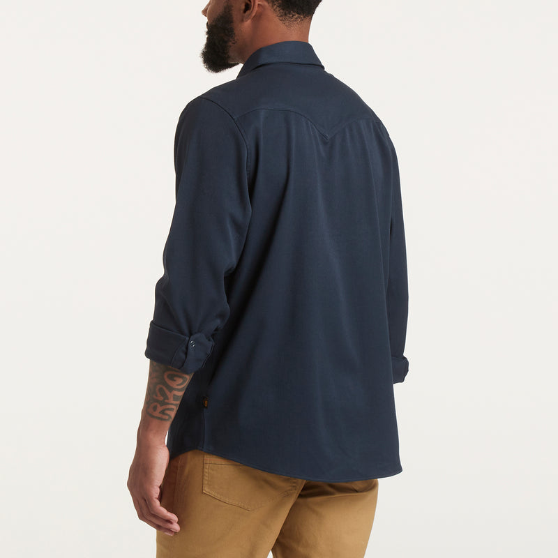Stockman Stretch Snapshirt NIG