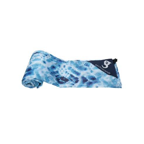 Lightweight Waterproof Beach Blanket Blue Tie Dye