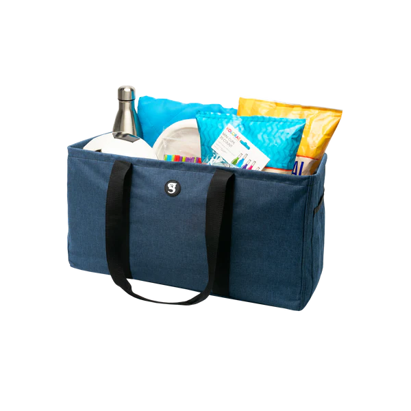 Large Utility Tote Navy Heather