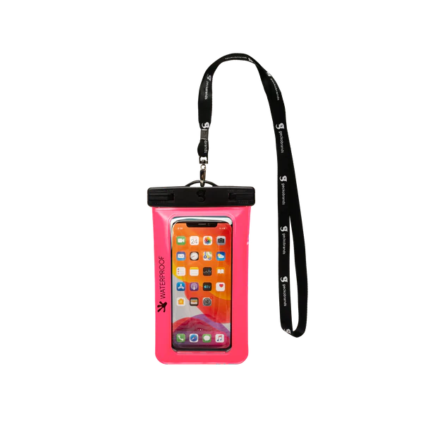 Waterproof Large Phone Dry Bag - Pink