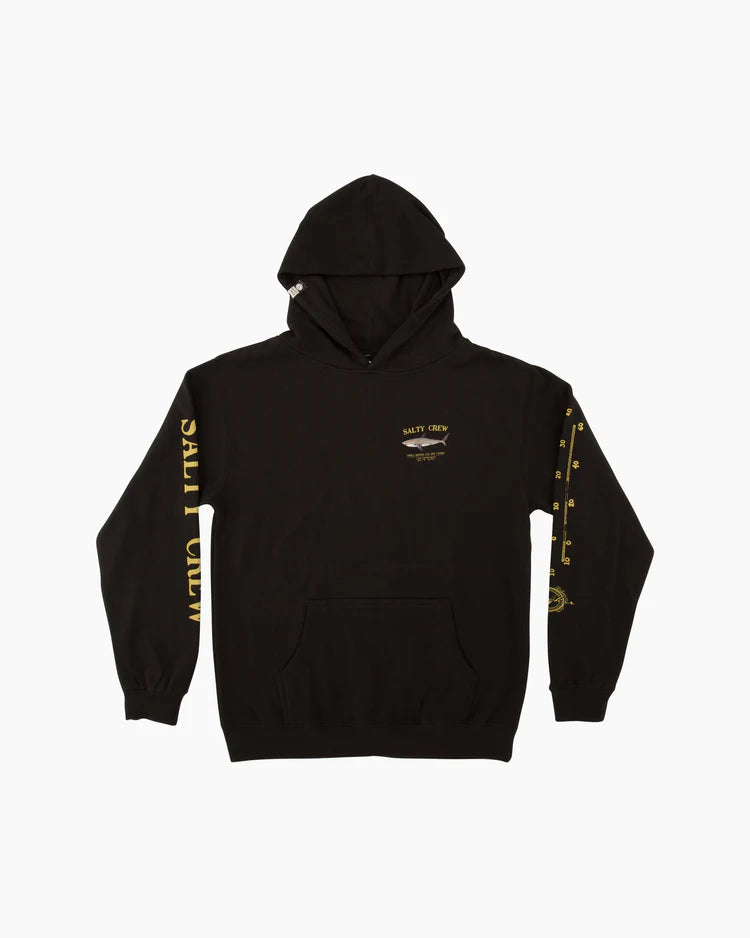 Bruce Boys Hood Fleece BLK