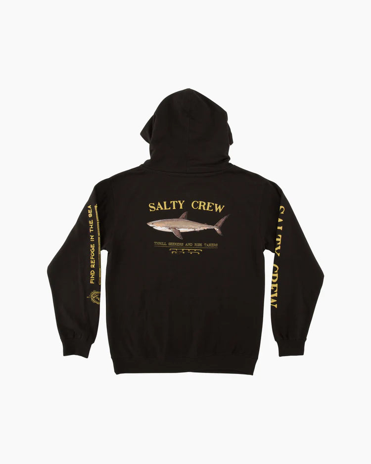 Bruce Boys Hood Fleece BLK