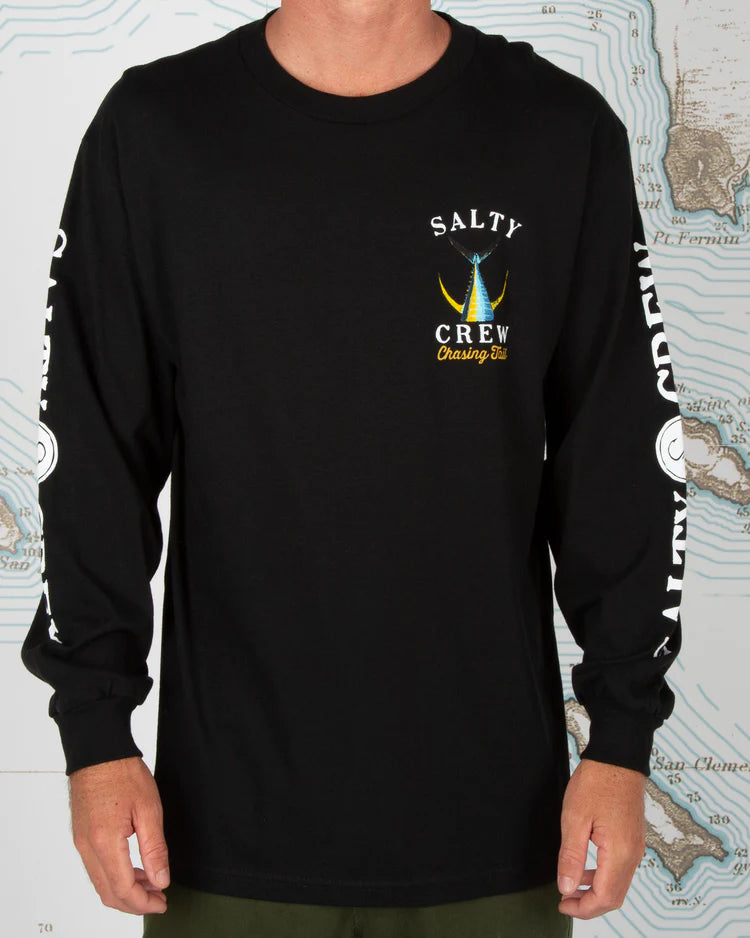 Tailed Classic L/S Tee BLK