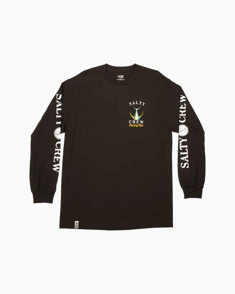 Tailed Classic L/S Tee BLK