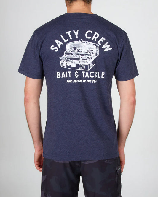 Tackle Box Premium S/S Tee Navy Heather
