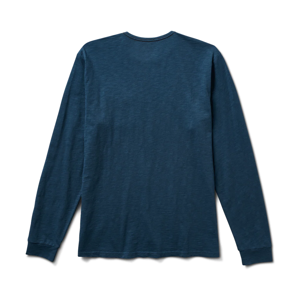 Well Worn Midweight Organic LS Deep Blue