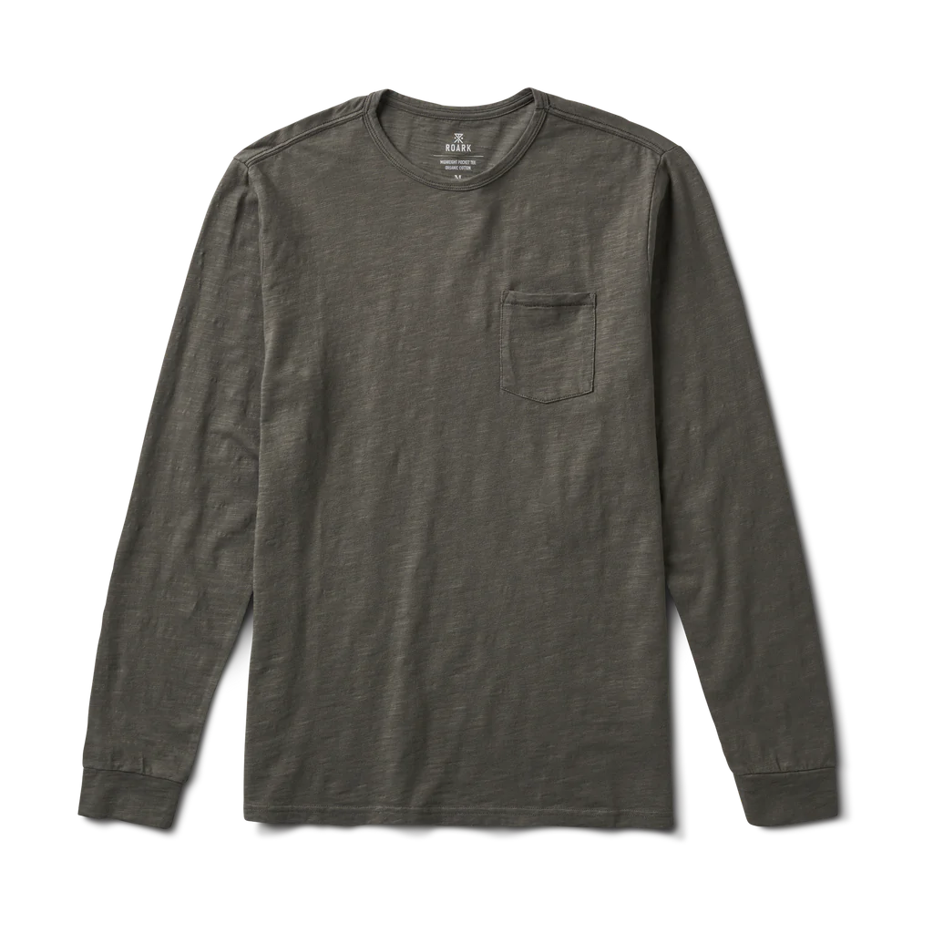 Well Worn Midweight Organic LS Dark Grey