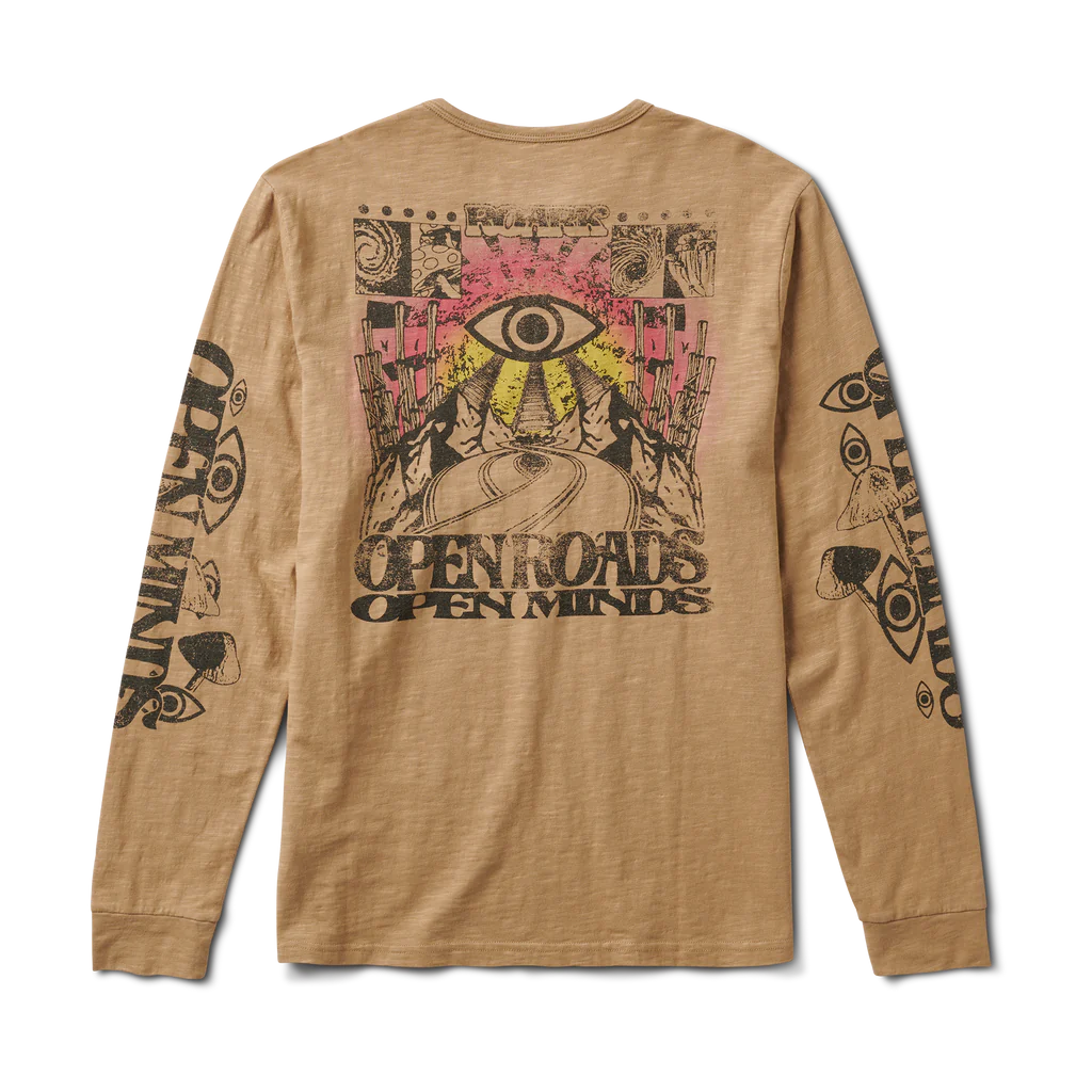 Open Roads LS Crew Tan