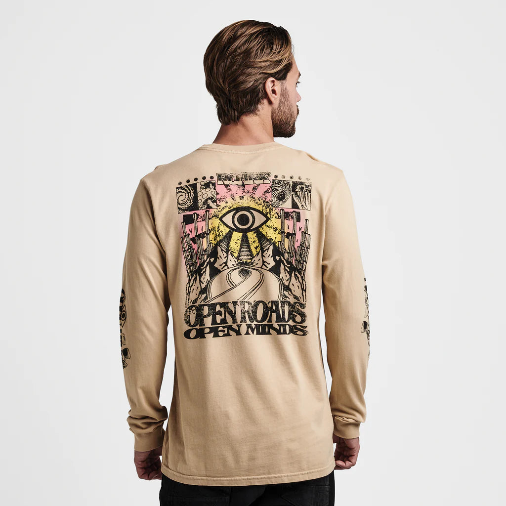 Open Roads LS Crew Tan