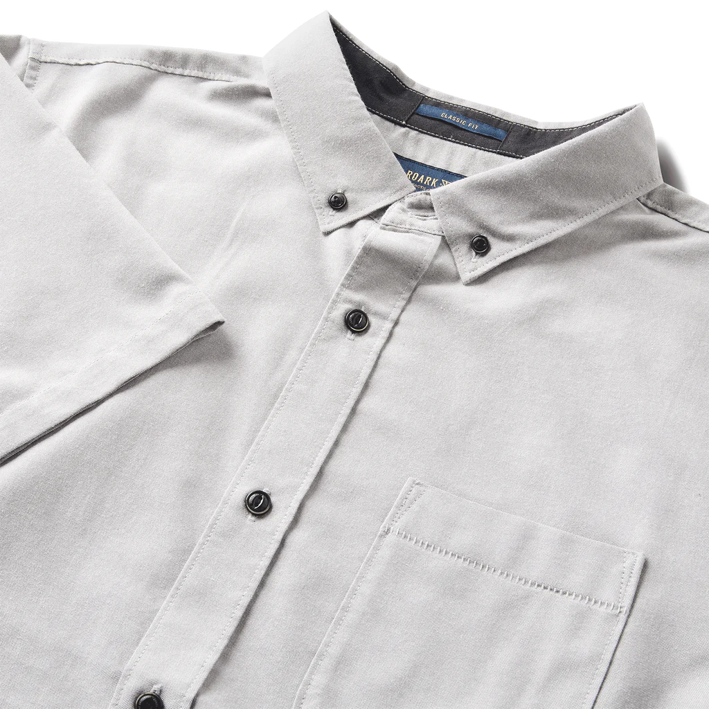 Scholar Oxford SS Woven Smoke