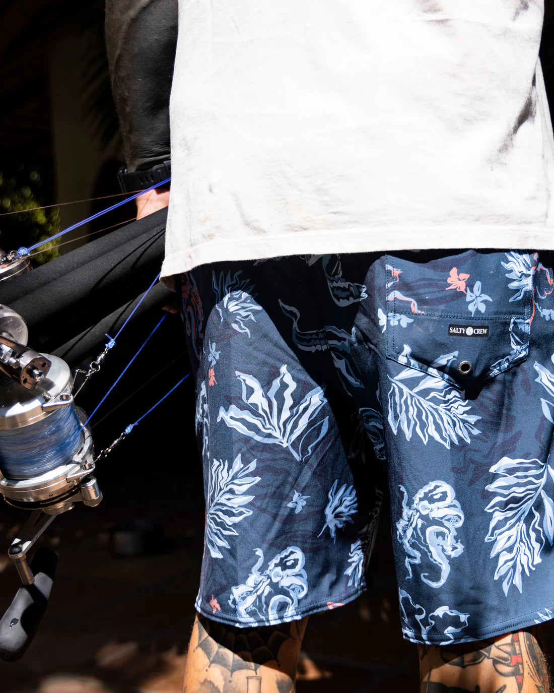 Lowtide Elastic Boardshort - Dark Slate