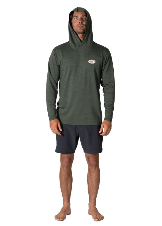 Twisted Eco Hooded Long Sleeve Sun Shirt MHT