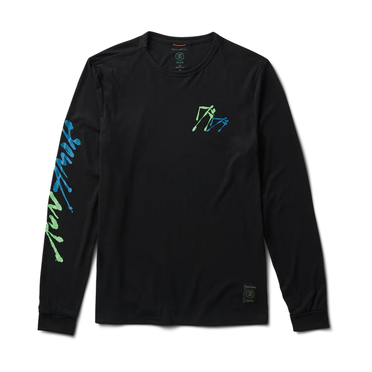 Mathis Long Sleeve Active Tee Black Fjord