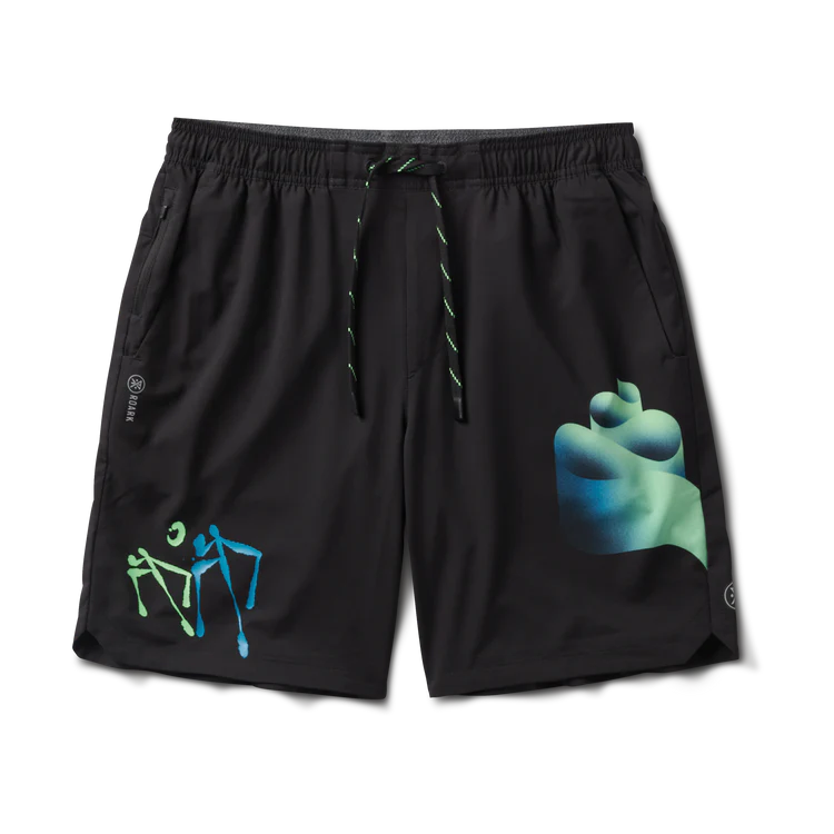 Serrano 2.0 Active Shorts 8" Black Fjord