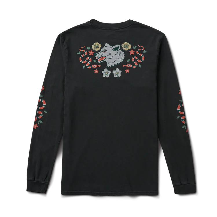 Wolfpack L/S Premium Tee Black