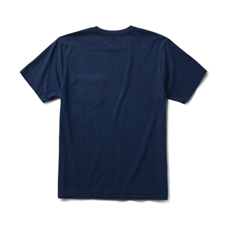 Script Pocket Premium Tee - Navy
