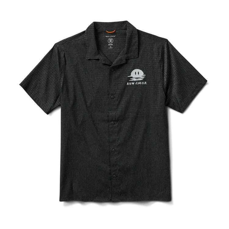Bless Up Trail Button Up Shirt Black