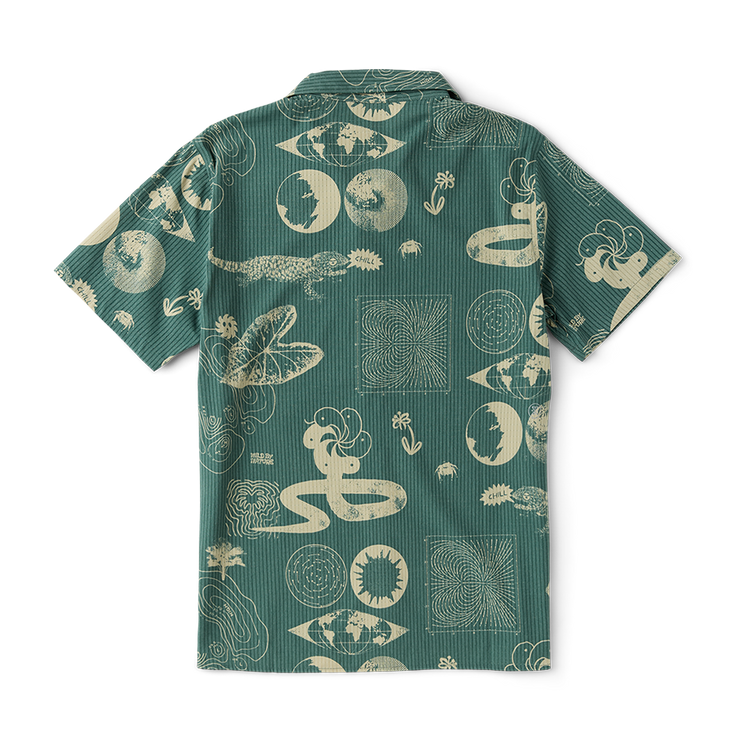 Bless Up Trail Shirt - Slate Green