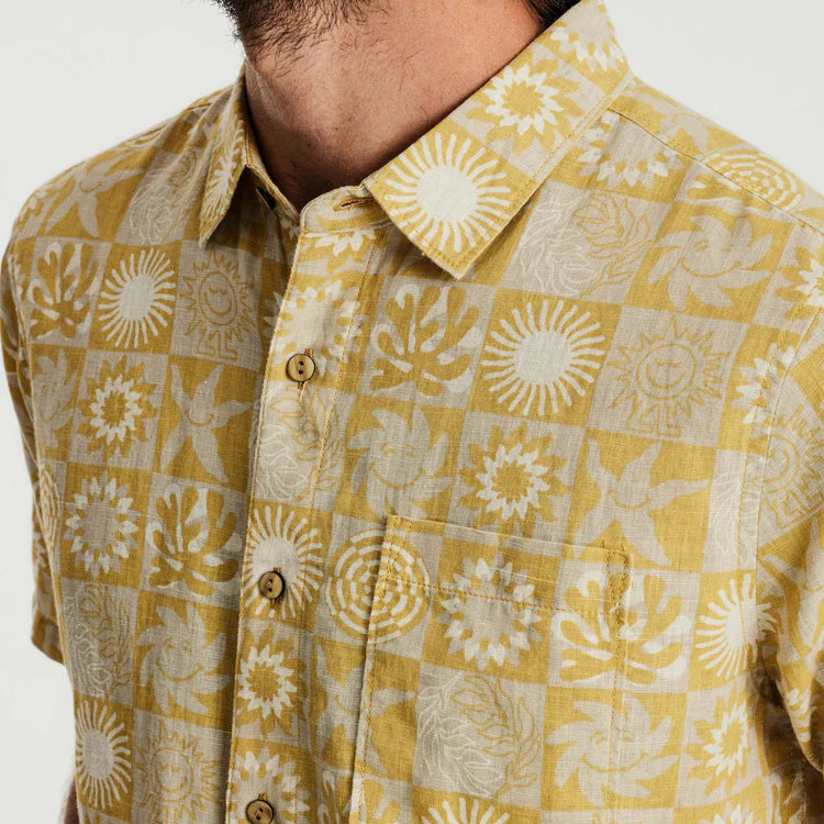 Journey SS Woven Mosaic Sunbeam