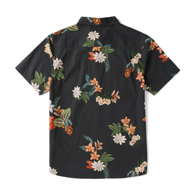 Journey Short Sleeve Button Up Shirt Onyx