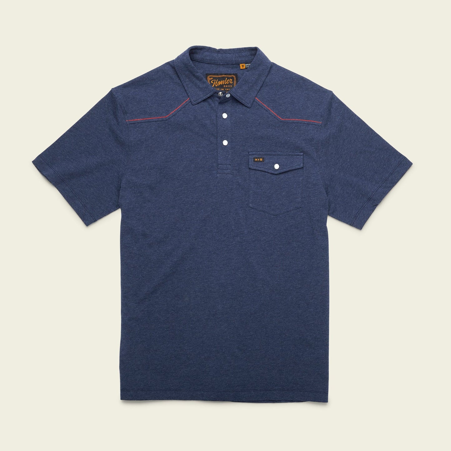 Ranchero Polo - Indigo Heather