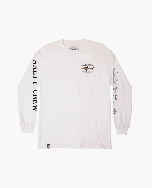 Bruce Classic L/S Tee White