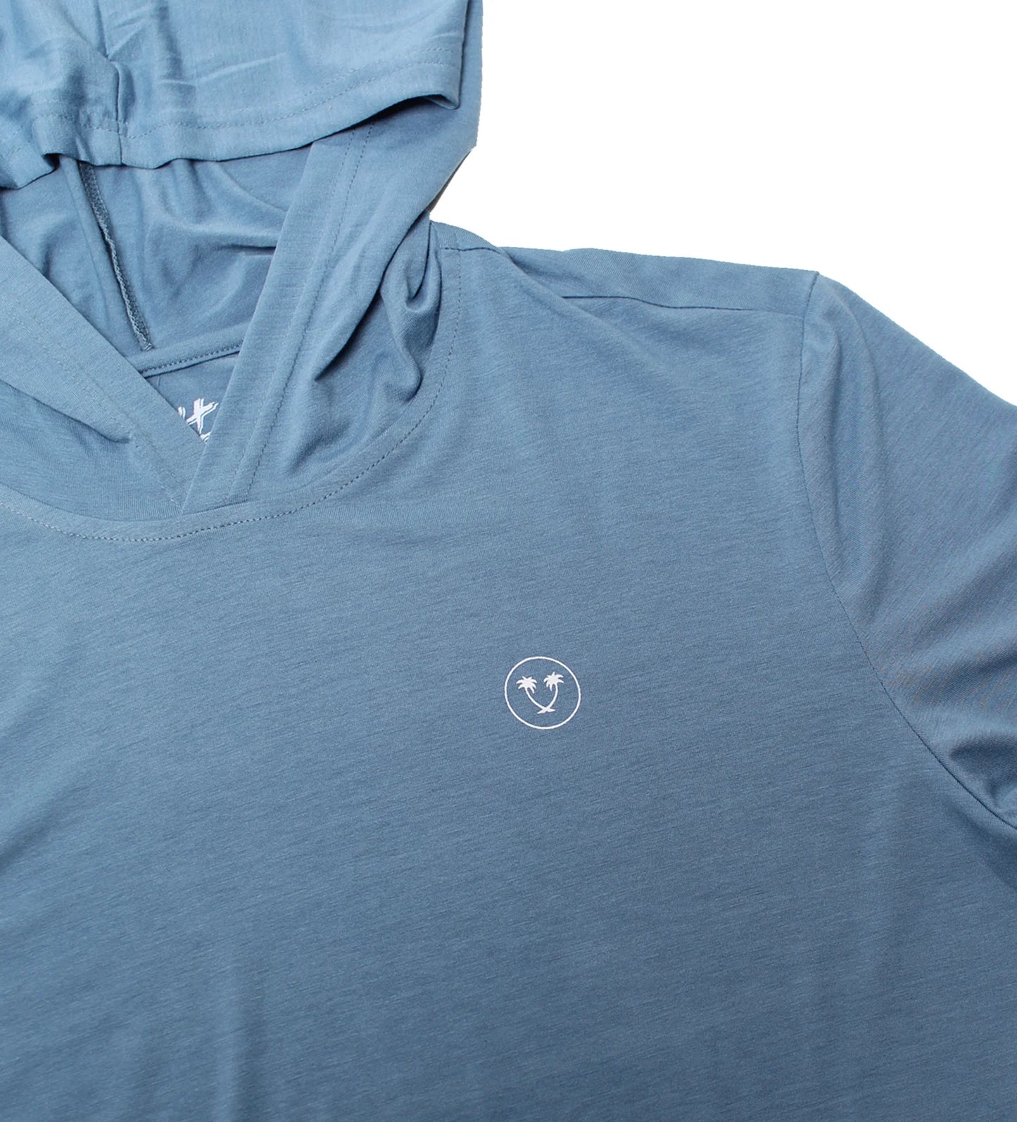 Stealth Hooded L/S Surf Shirt Mirage Blue