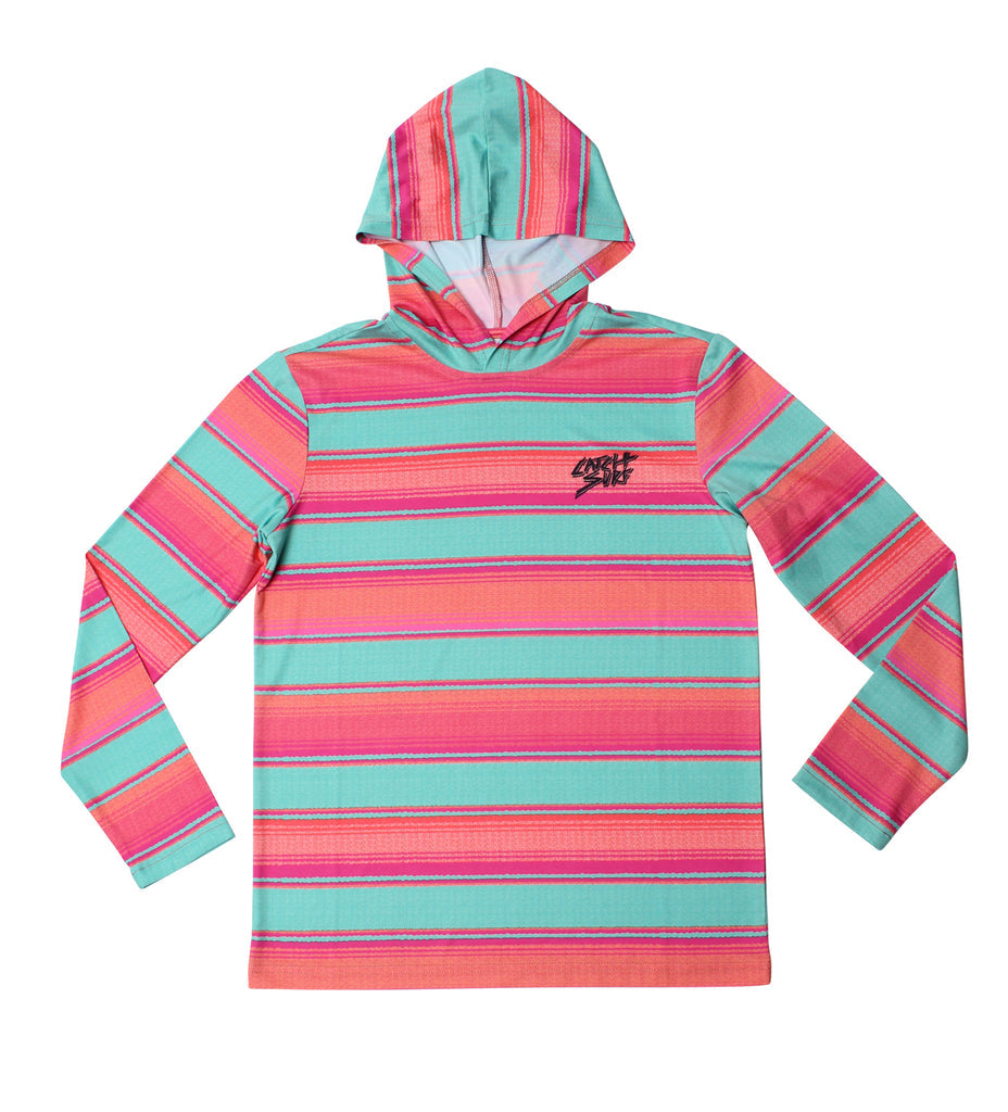 Youth JR Hooded L/S Surf Shirt MULT