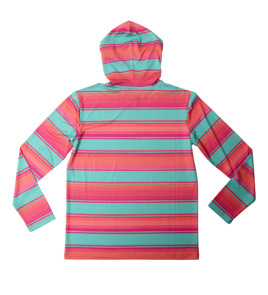Youth JR Hooded L/S Surf Shirt MULT