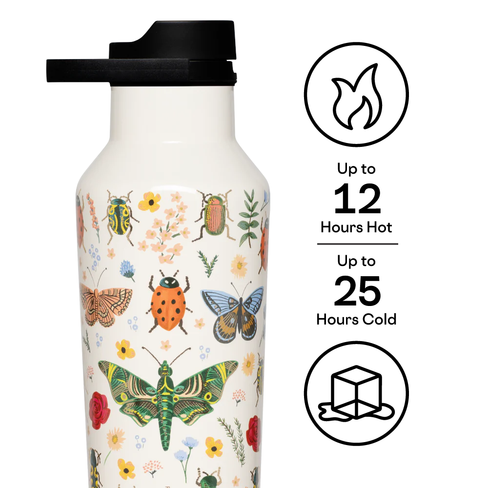 Sport Canteen - 20oz Rifle Paper - Curio Cream