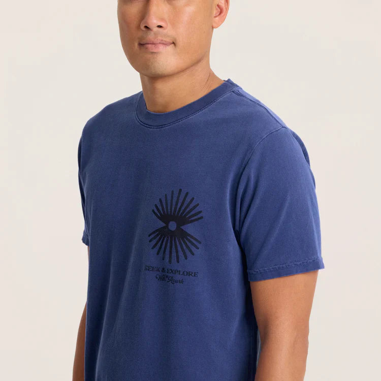 Seek And Explore Premium Tee - Dark Slate