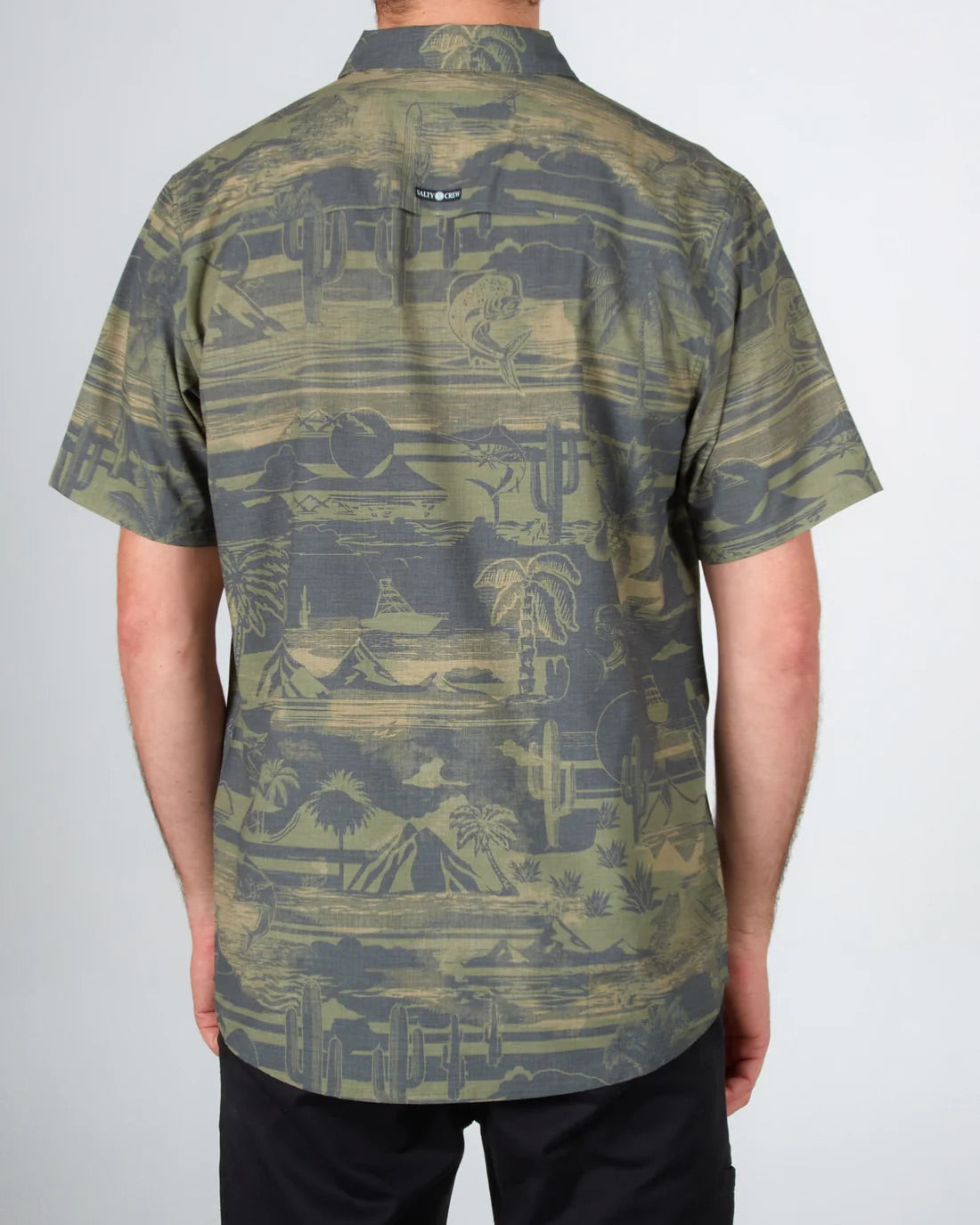 Cedros S/S Tech Woven Black