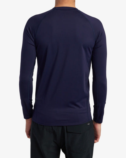 Rvca Rash Ls Sfsh NVY