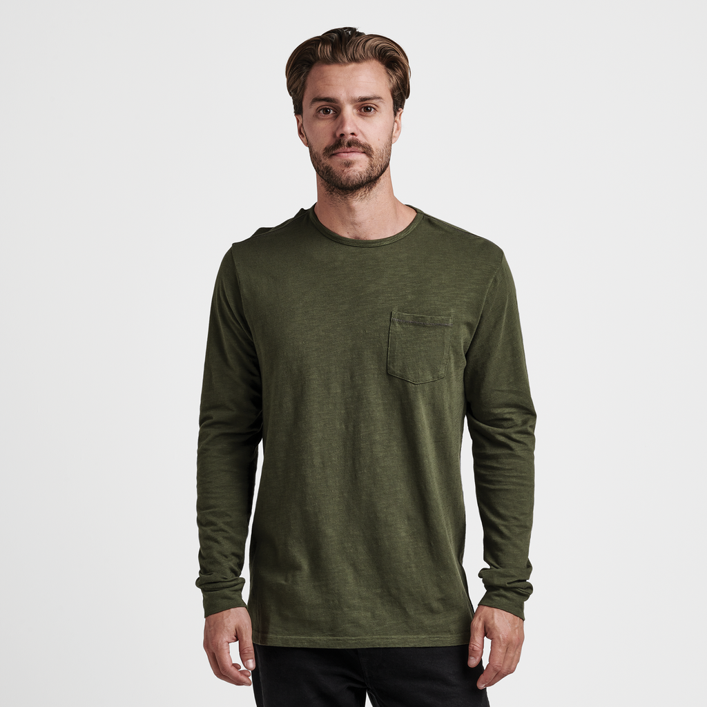 Well Worn Midweight Organix LS Dark Military