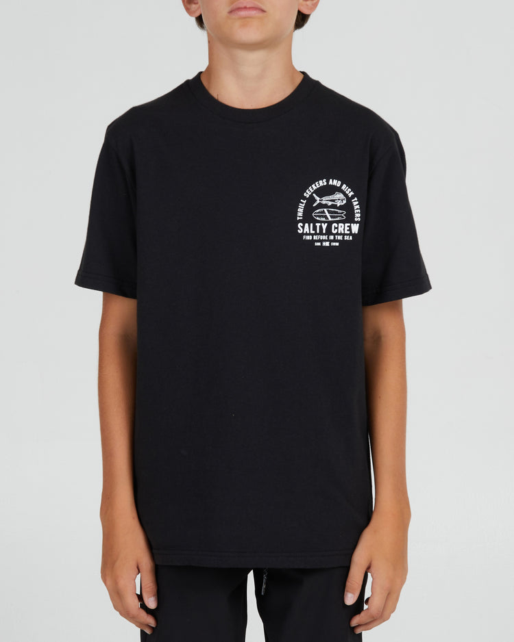 Lateral Line Boys S/S Tee BLK