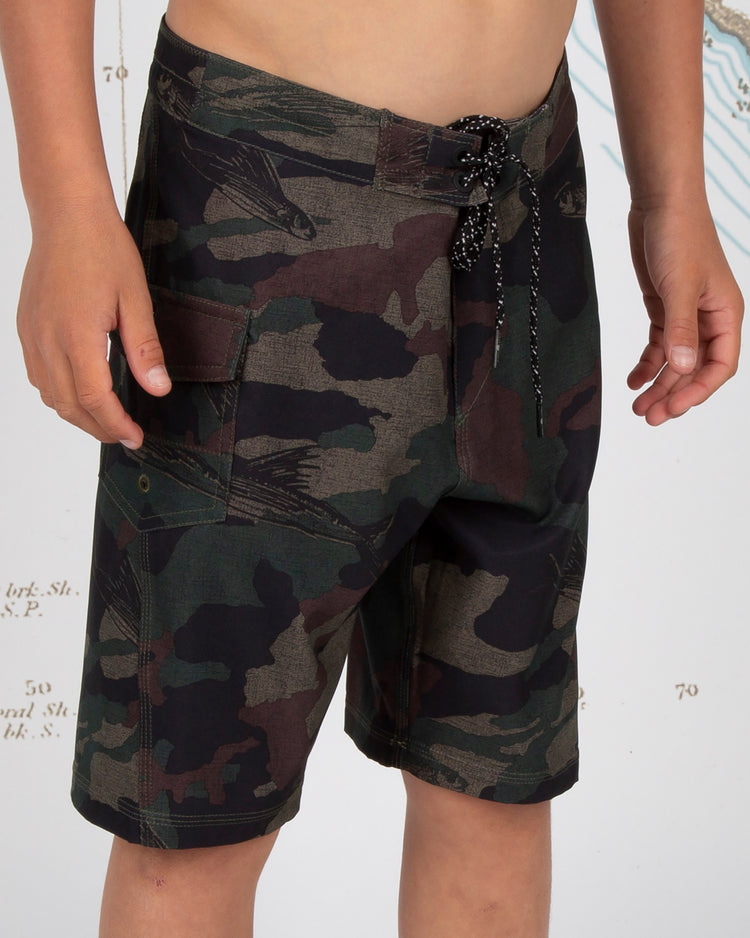 Lowtide Boys Boardshort CAM