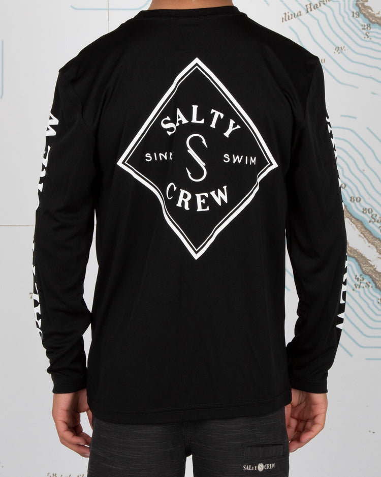 Tippet Boys L/S Sunshirt BLK