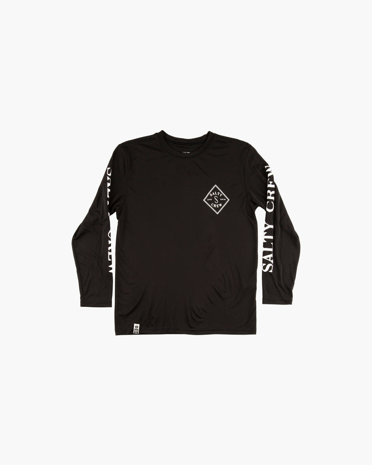 Tippet Boys L/S Sunshirt BLK